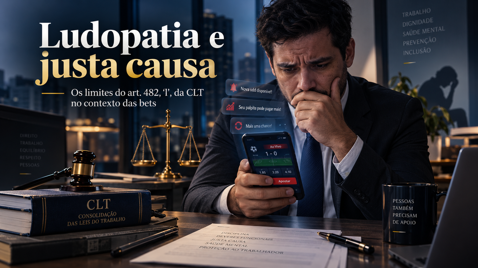 ludopatia e justa causa